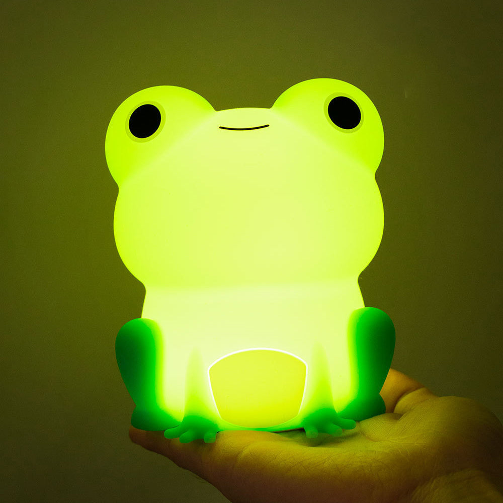 Maetiva® Squishy Silicone Peculiar Frog LED Night Light - Perfect Gift for Kids and Girls