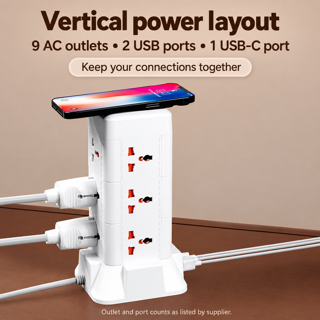 Desk Hero Lamp and Charging Tower