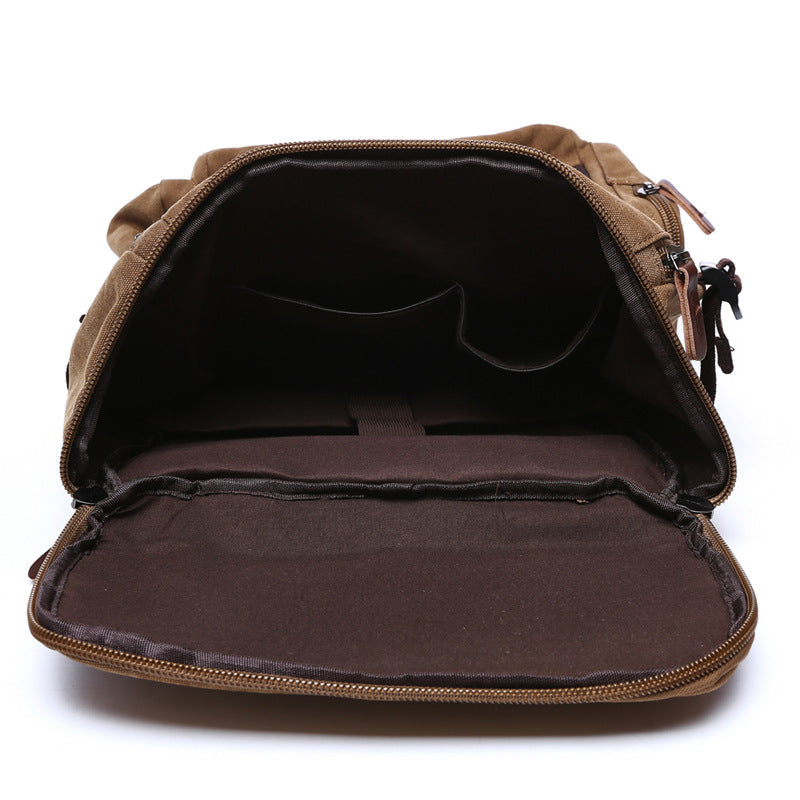 Canvas backpack, 20–35 L, for laptops up to  5 inches