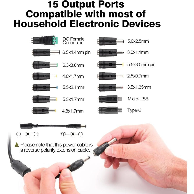 Universal Adjustable Power Adapter
