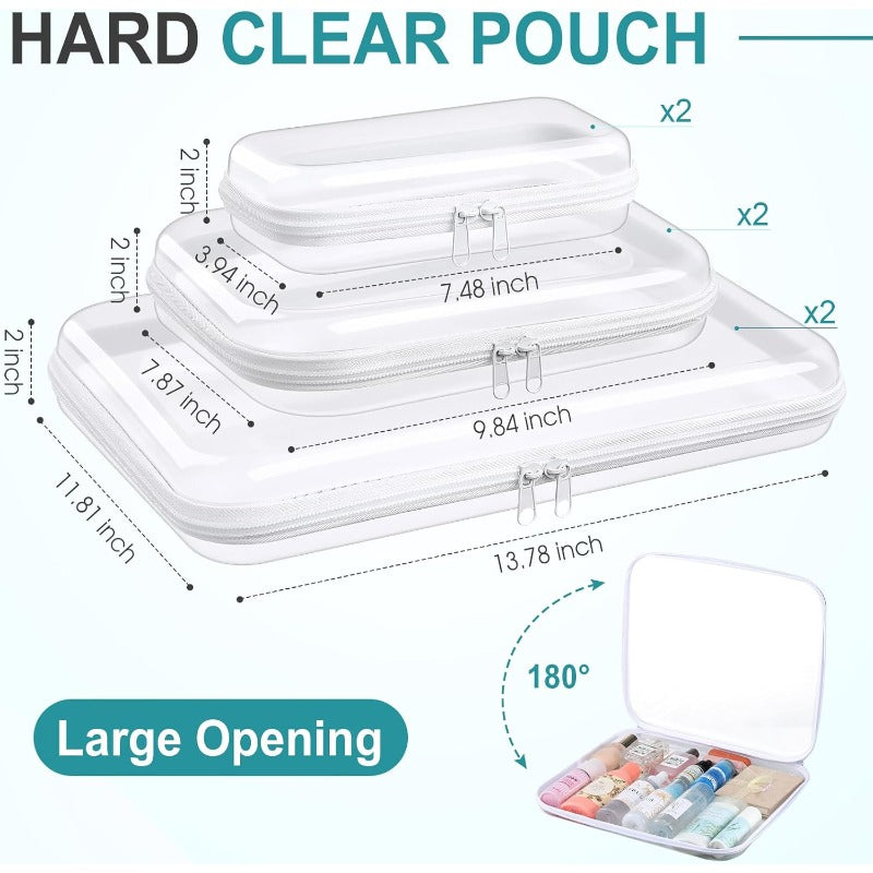 Clear Hard PVC Storage Bags