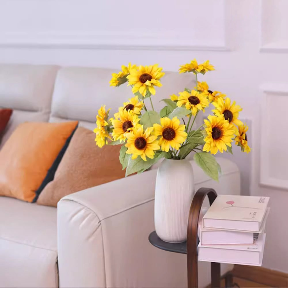 Sunny Meadow Cluster Faux Floral Arrangement