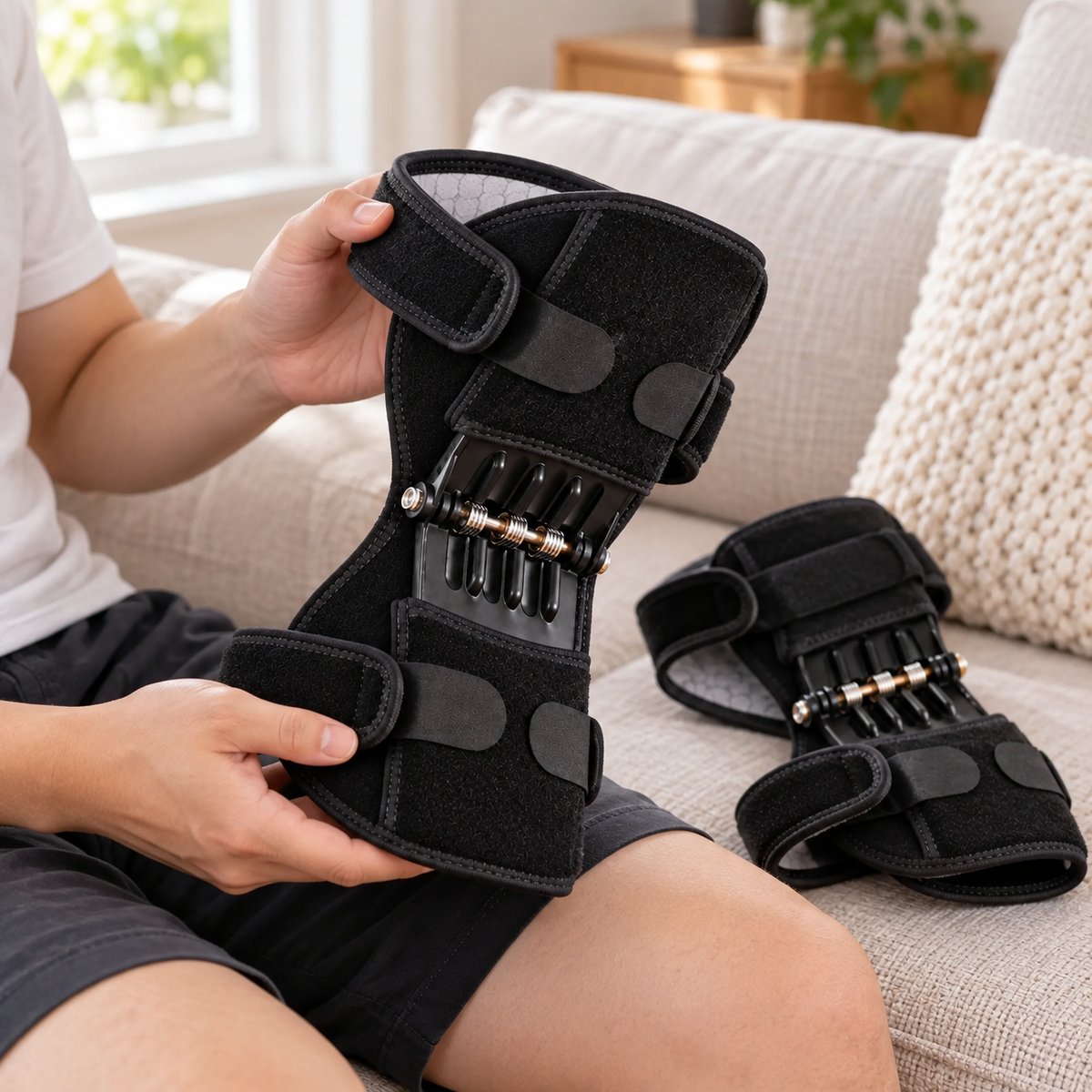 Joint Support Powerful Rebound Sports Knee Pads