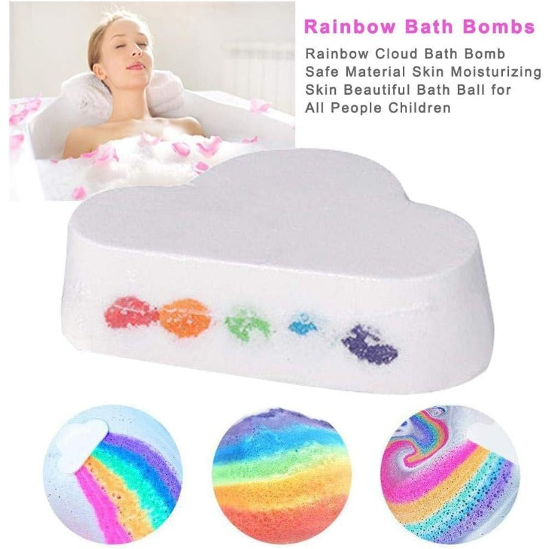 Rainbow Cloud Bath Fizz