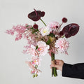 Misty Blush Wabi-Sabi Vase Faux Floral Arrangement