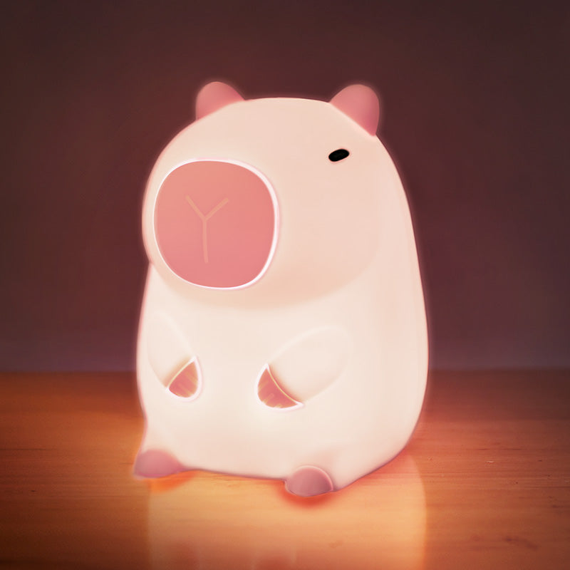 Maetiva® Limited Pink Capybara Squishy Night Light - Perfect Gift for Kids and Girls