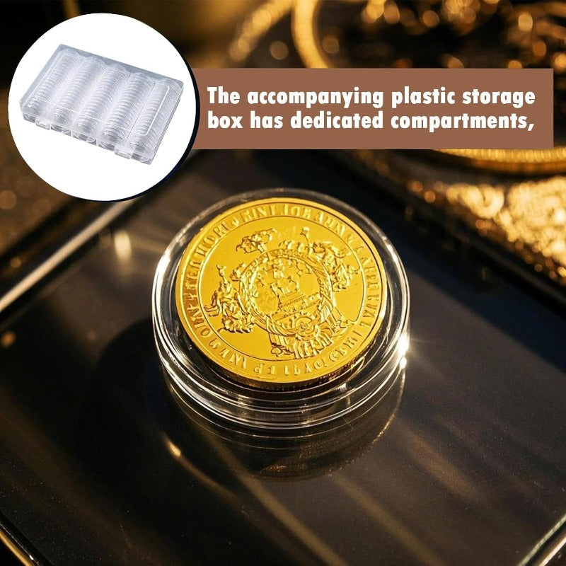 100-Coin Secure Storage Case