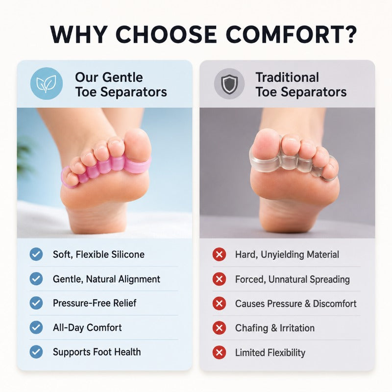 Soft Silicone Toe Separators