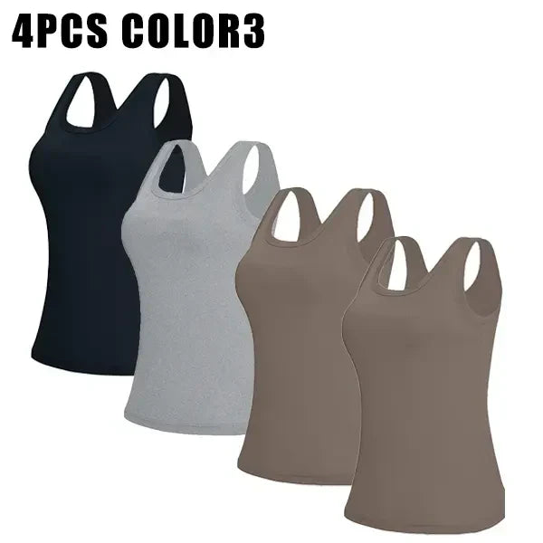Seamless Padded Ribbed Tank
