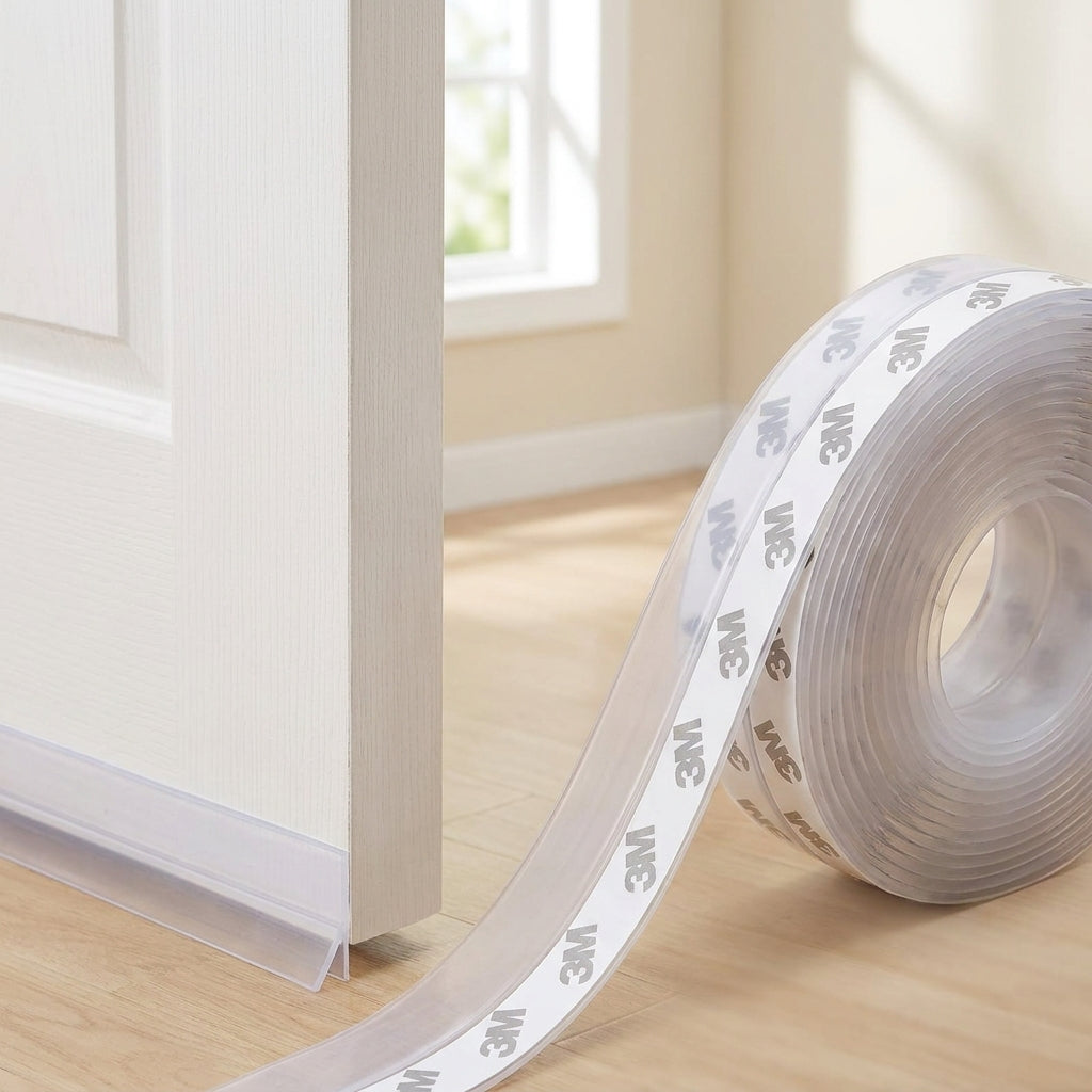 Door Weather Stripping — Self-Adhesive, Soundproof, Draft Stopper, Gap Blocker, Noise Reduction