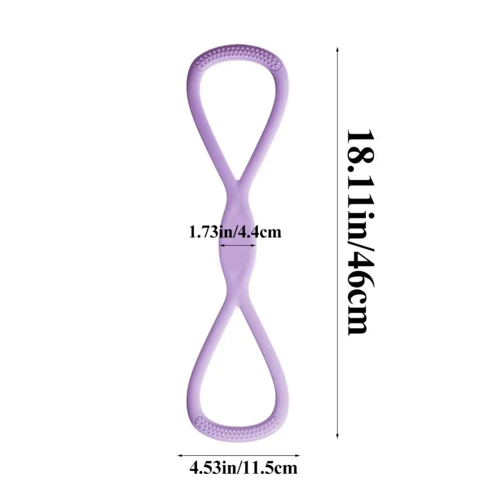 Figure-8 Resistance Band — Heavy Duty, Flexible, Portable, Fitness, Workout, Exercise