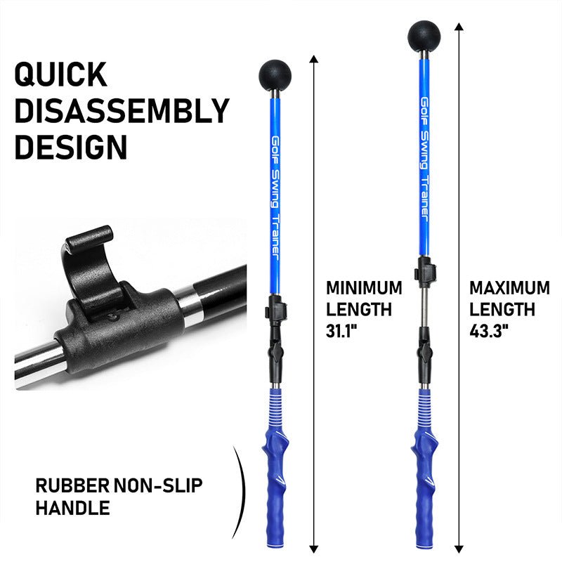 Golf Swing Training Stick: Lightweight, Portable, Suitable for All Golfers