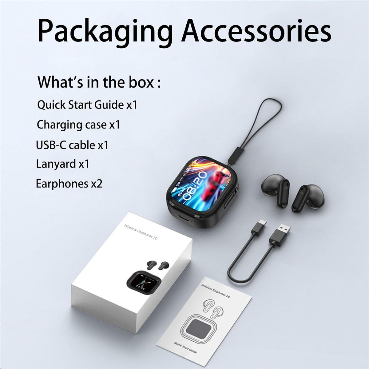 Translator Earbuds – Bluetooth 5.4 + LED Display