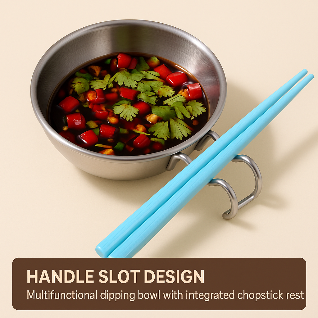 Fun Size Stainless Steel Dipping Bowl