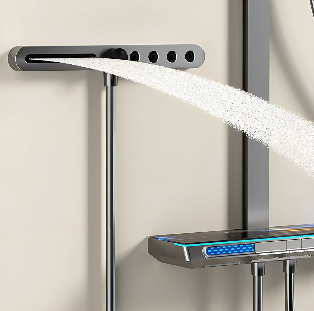Thermostatic Rainfall Aura Shower Set
