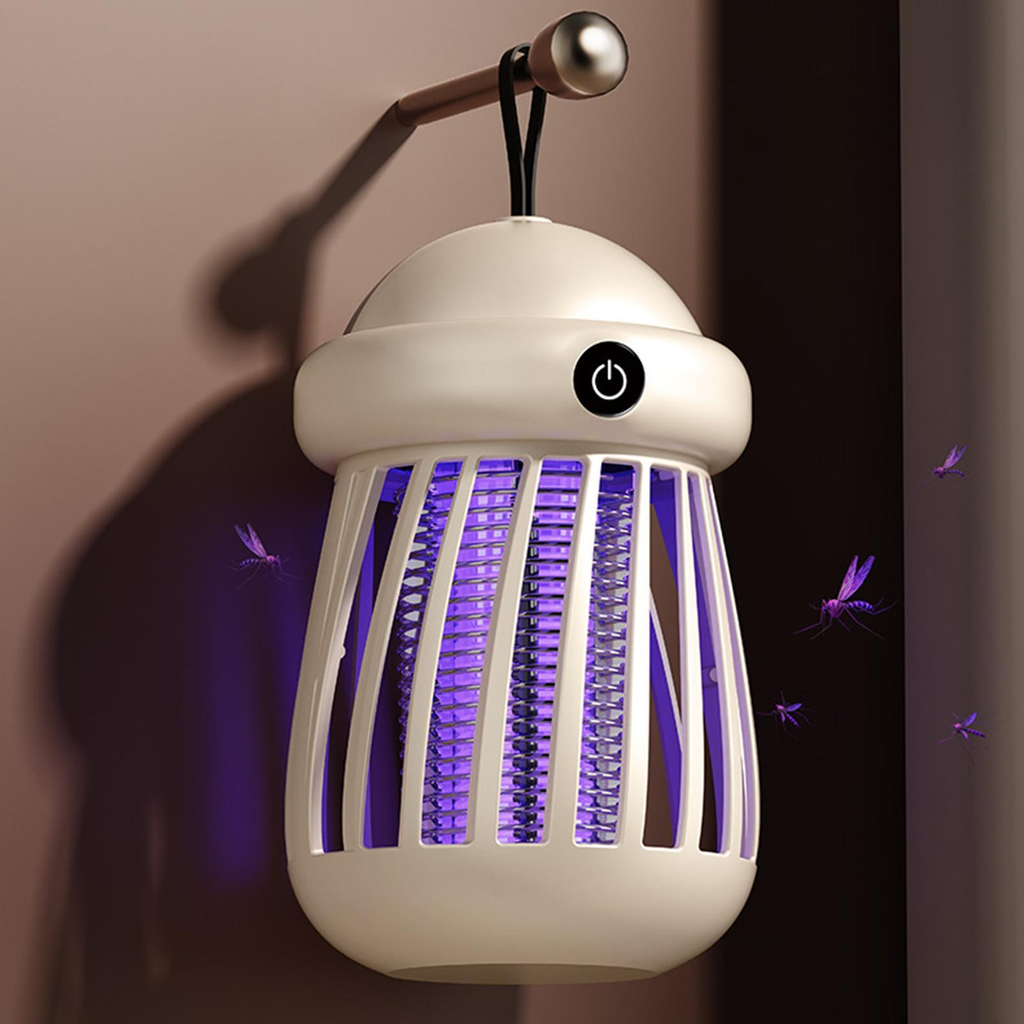 Portable Mosquito Zapper Lamp USB Rechargeable UV Light for Indoor Outdoor Use
