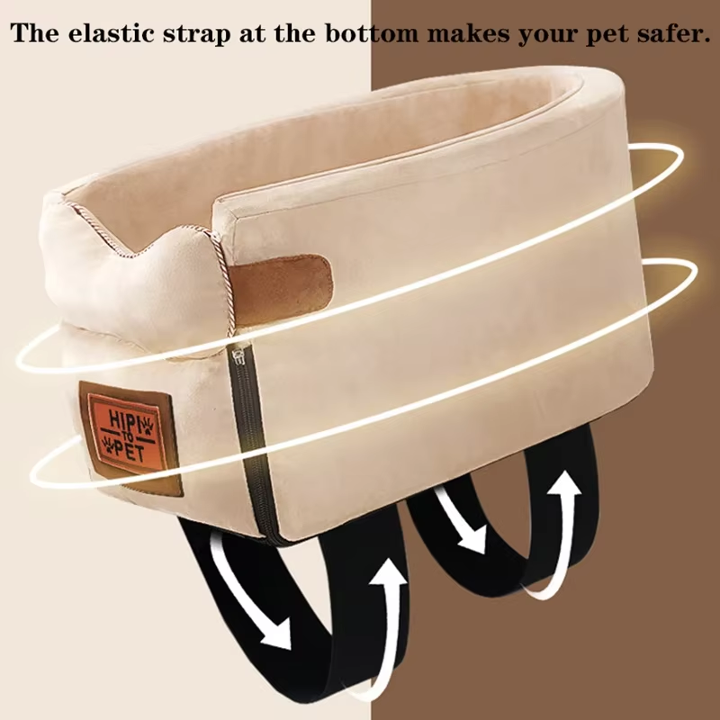 Car Portable Pet Carrier Comfy Bed