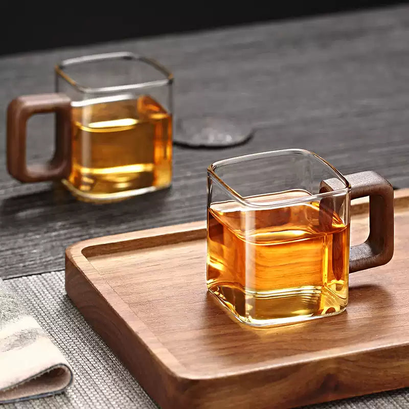 Fresh Brew Minimalist Glass Mug