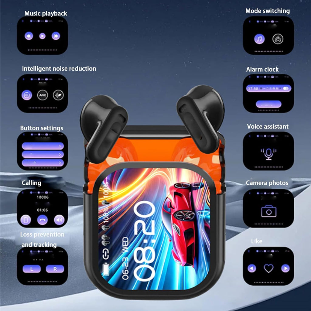 Translator Earbuds – Bluetooth 5.4 + LED Display