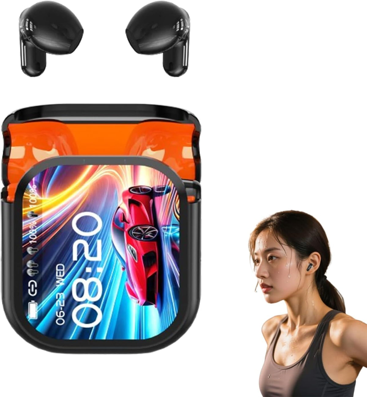 Translator Earbuds – Bluetooth 5.4 + LED Display