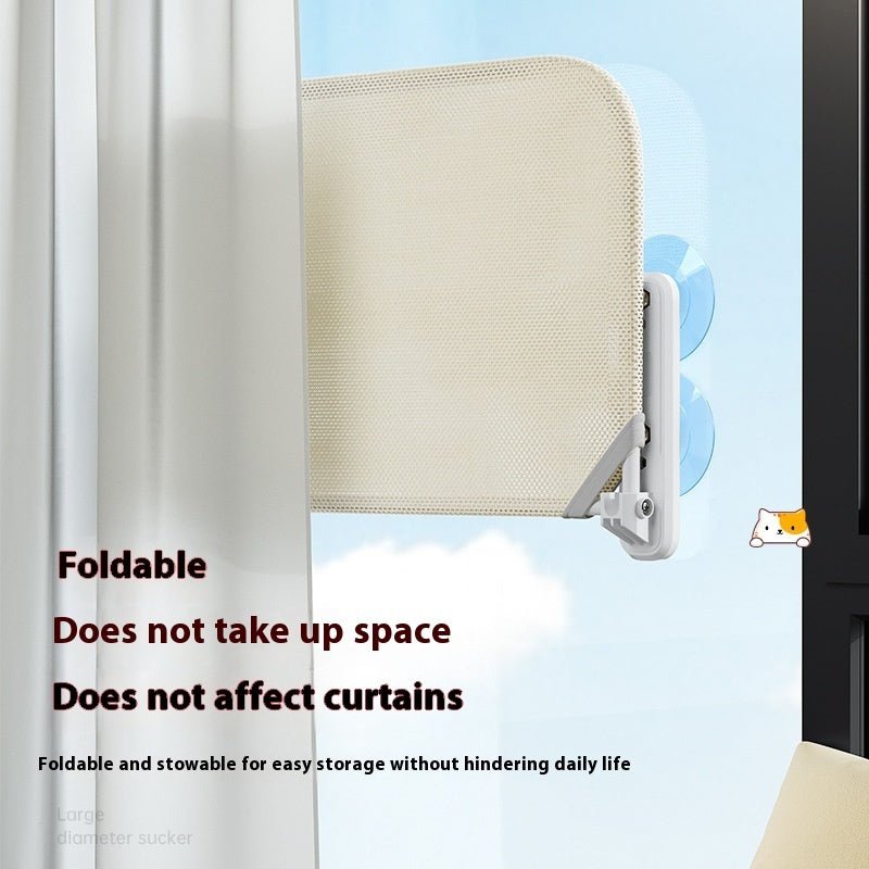 KittyVista™: Indoor Cat Hammock with Metal Frame and Suction Cups