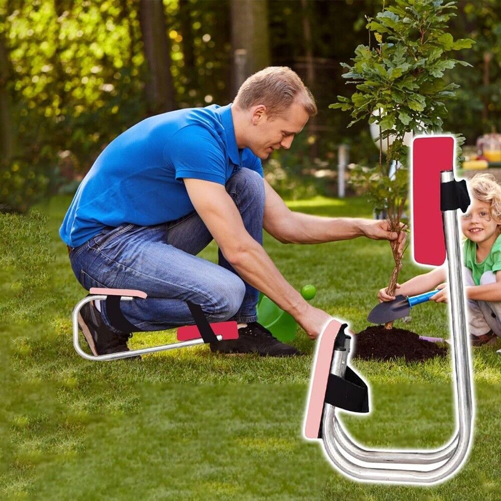 Labor Saving Portable Knee Pad and Seat for Gardens | KneeSaver