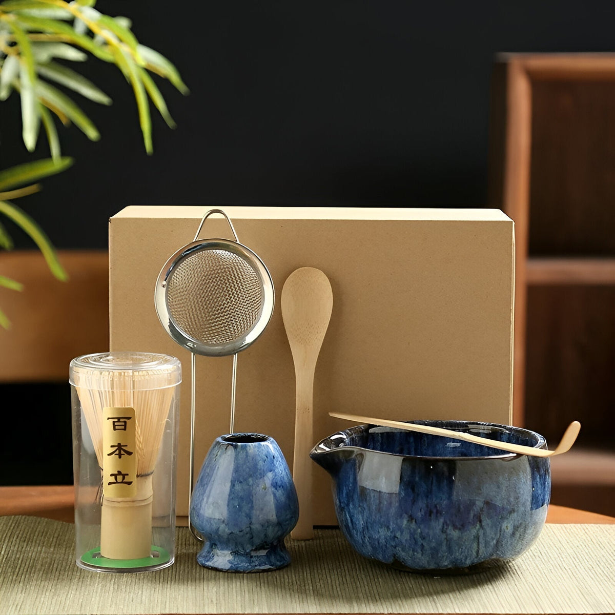Maetiva | Traditional Matcha Tea Set – 6-Piece Authentic Japanese Matcha Kit – Premium Bamboo & Ceramic