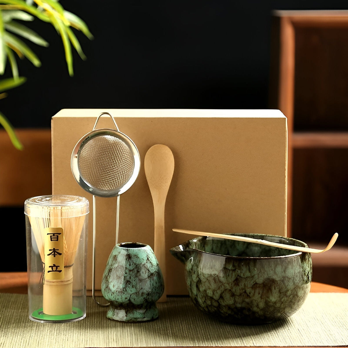 Maetiva | Traditional Matcha Tea Set – 6-Piece Authentic Japanese Matcha Kit – Premium Bamboo & Ceramic