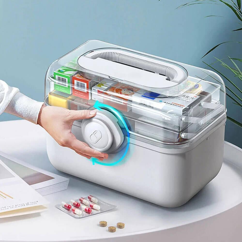 Maetiva | MediSmart Pill Organiser – Compact Weekly Medicine Storage Box for Home & Travel