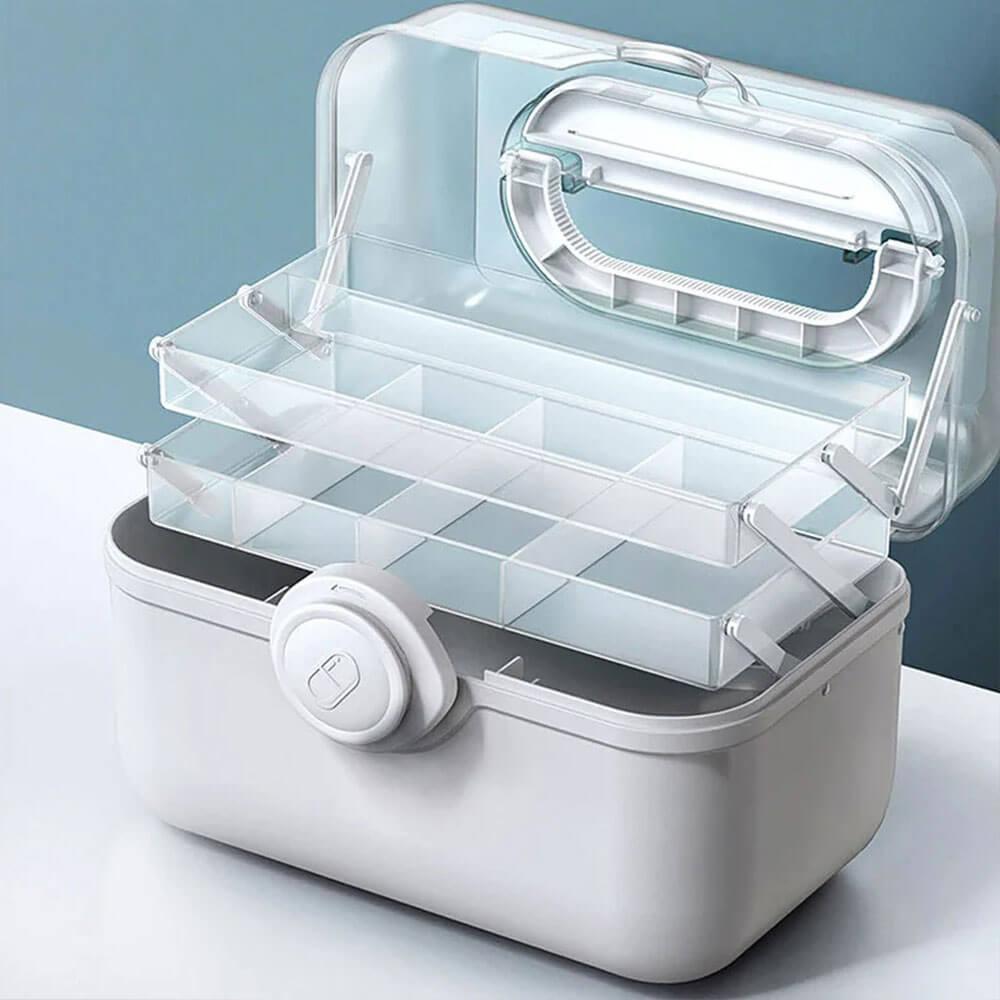 Maetiva | MediSmart Pill Organiser – Compact Weekly Medicine Storage Box for Home & Travel