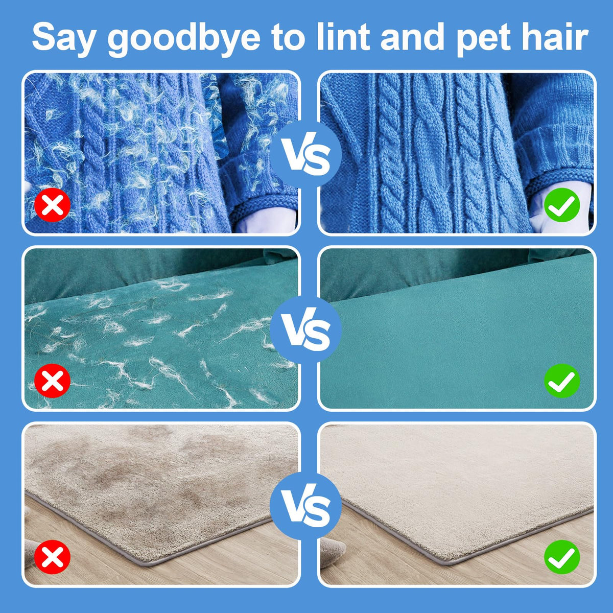 Maetiva Static Mitt — Electrostatic Pet Hair Remover Glove