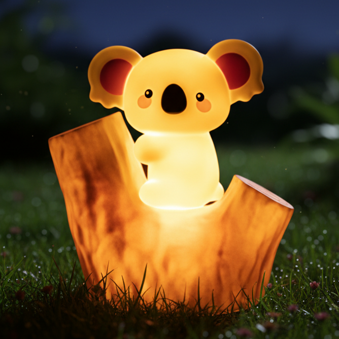 Maetiva® Mini Koala on Tree Branch Silicone Squishy Night Light Cute Perfect Gift