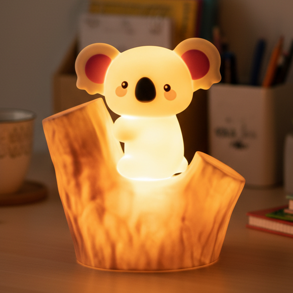 Maetiva® Mini Koala on Tree Branch Silicone Squishy Night Light Cute Perfect Gift