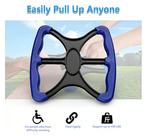 Standing Aid and Handicap Bar with No-Slip Grip Handles stand assist lift