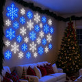 4PCS LED Snowflake Wall Light Set