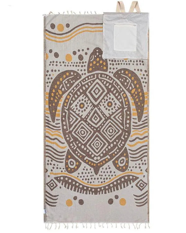 2-in-1 Convertible Towel & Backpack with Inner Zip Pocket & Sand-Repelling Fabric– Pre-Sale