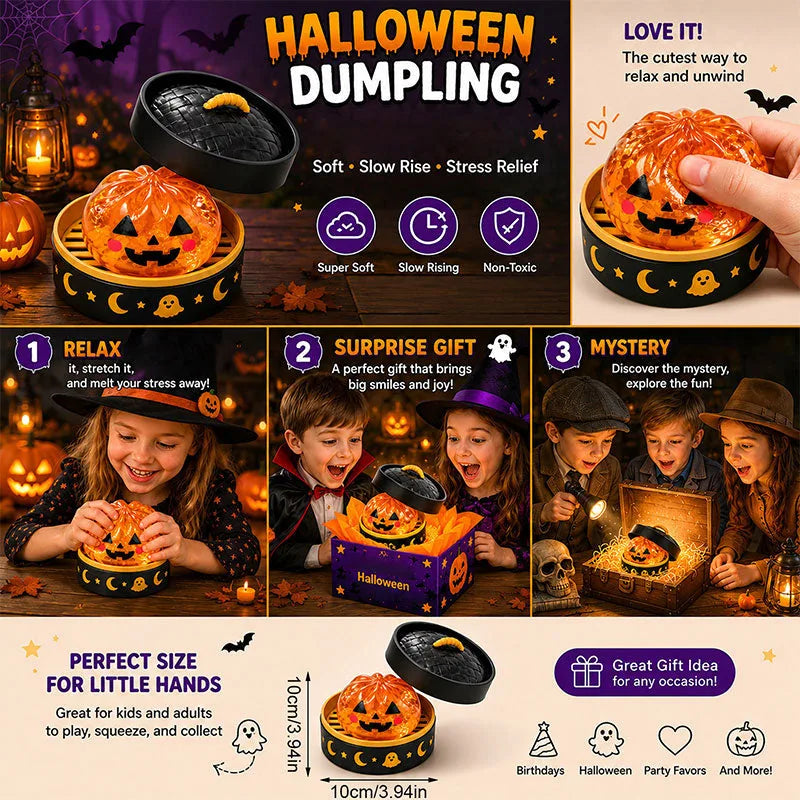 Halloween Dumpling Squeeze Squishy Toy Blind Boxes