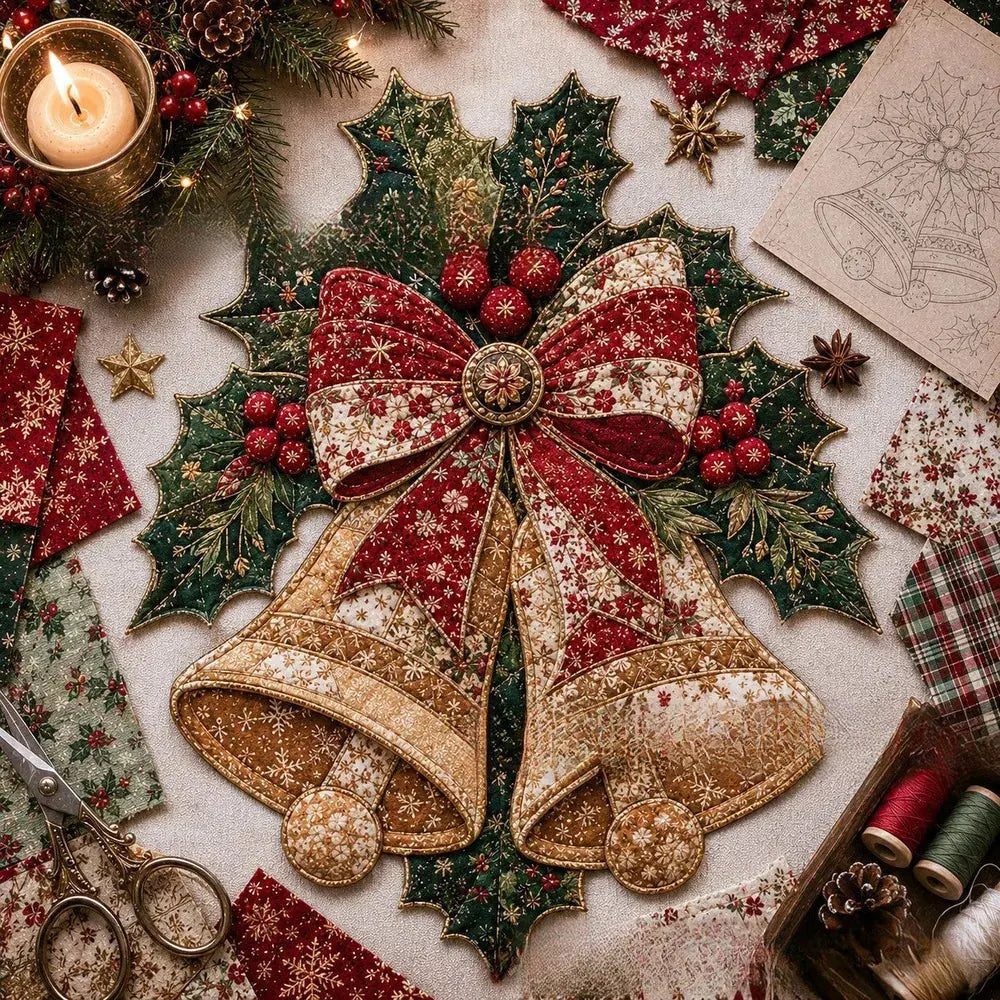Christmas Patchwork Fabric Ornament Kit