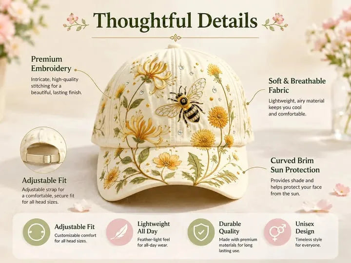 Garden Morning Cap
