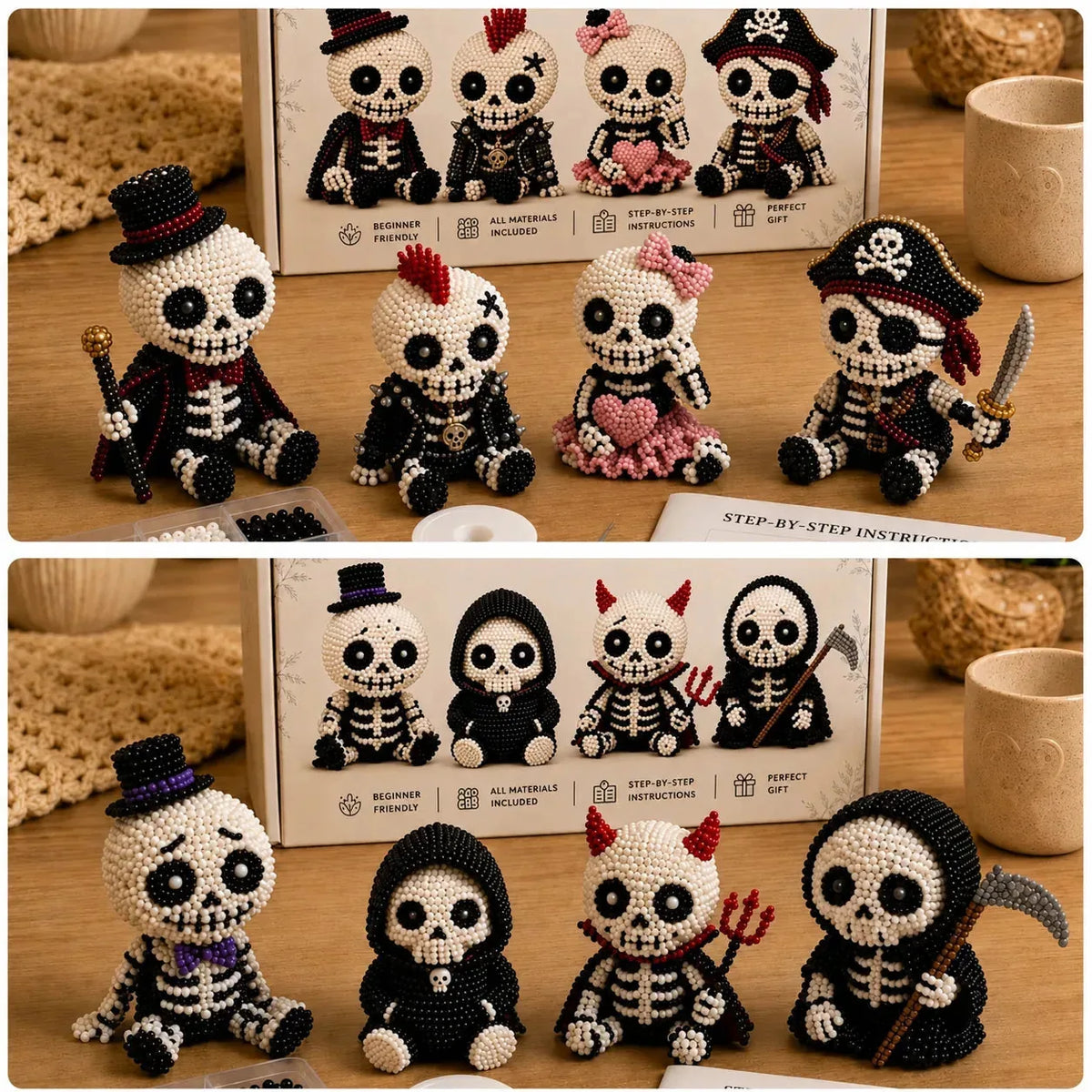 3D Skeleton Bead Craft Kit