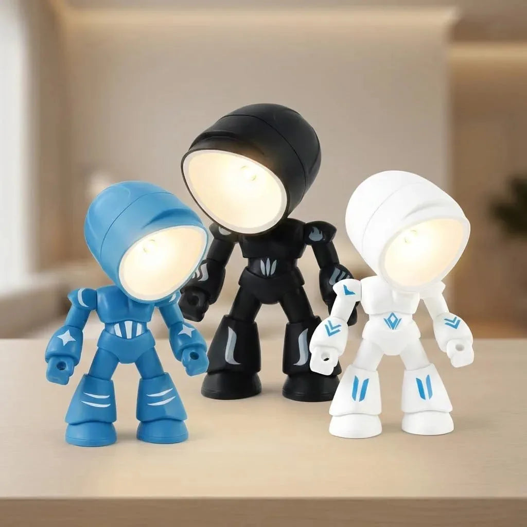 Magnetic Robot Mini Night Lights – 2 Pack