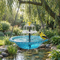 Solar Cascade Hanging Bird Bath Fountain