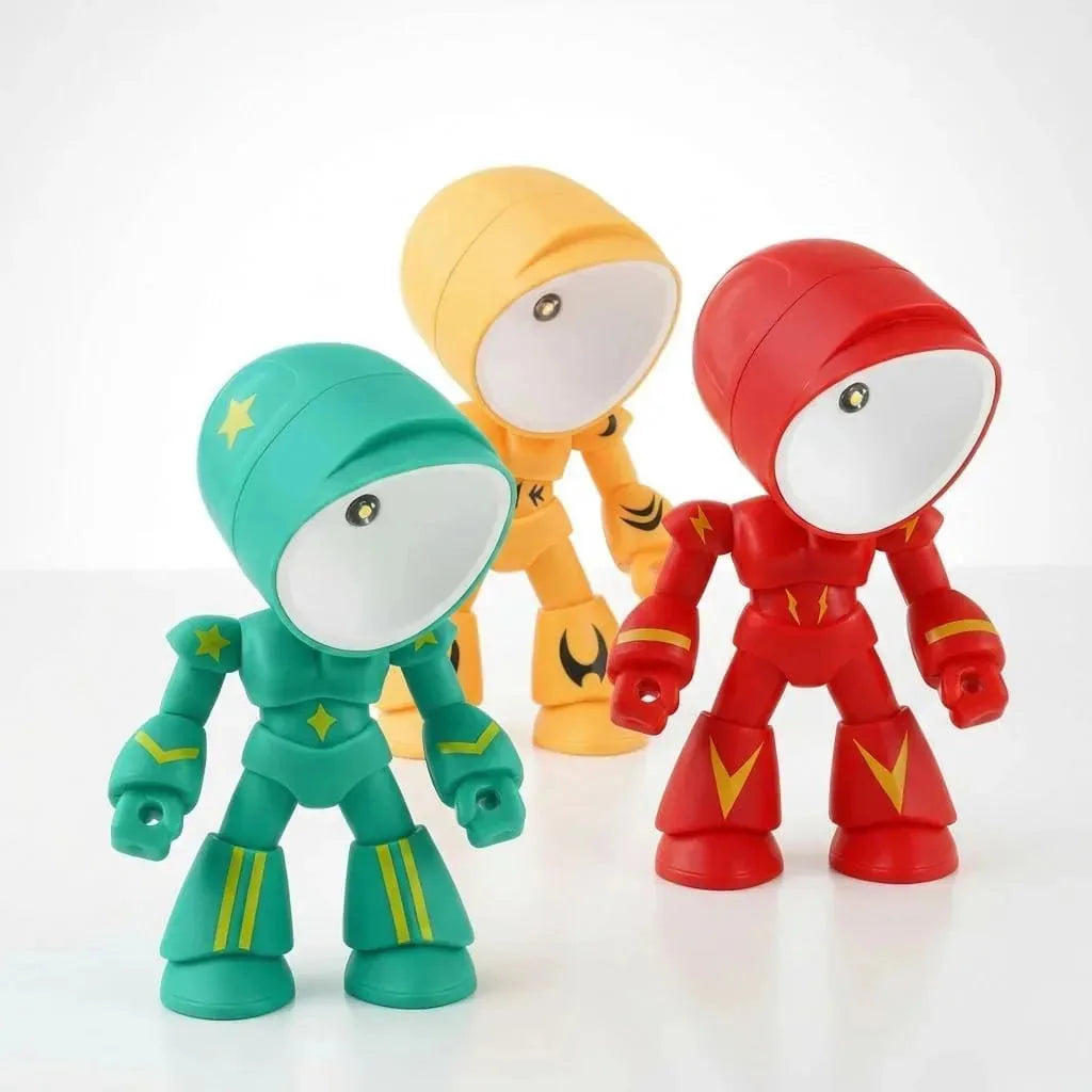 Magnetic Robot Mini Night Lights – 2 Pack