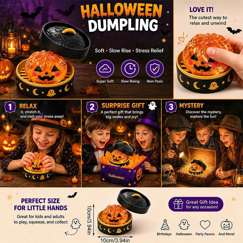 Halloween Dumpling Squeeze Squishy Toy Blind Boxes