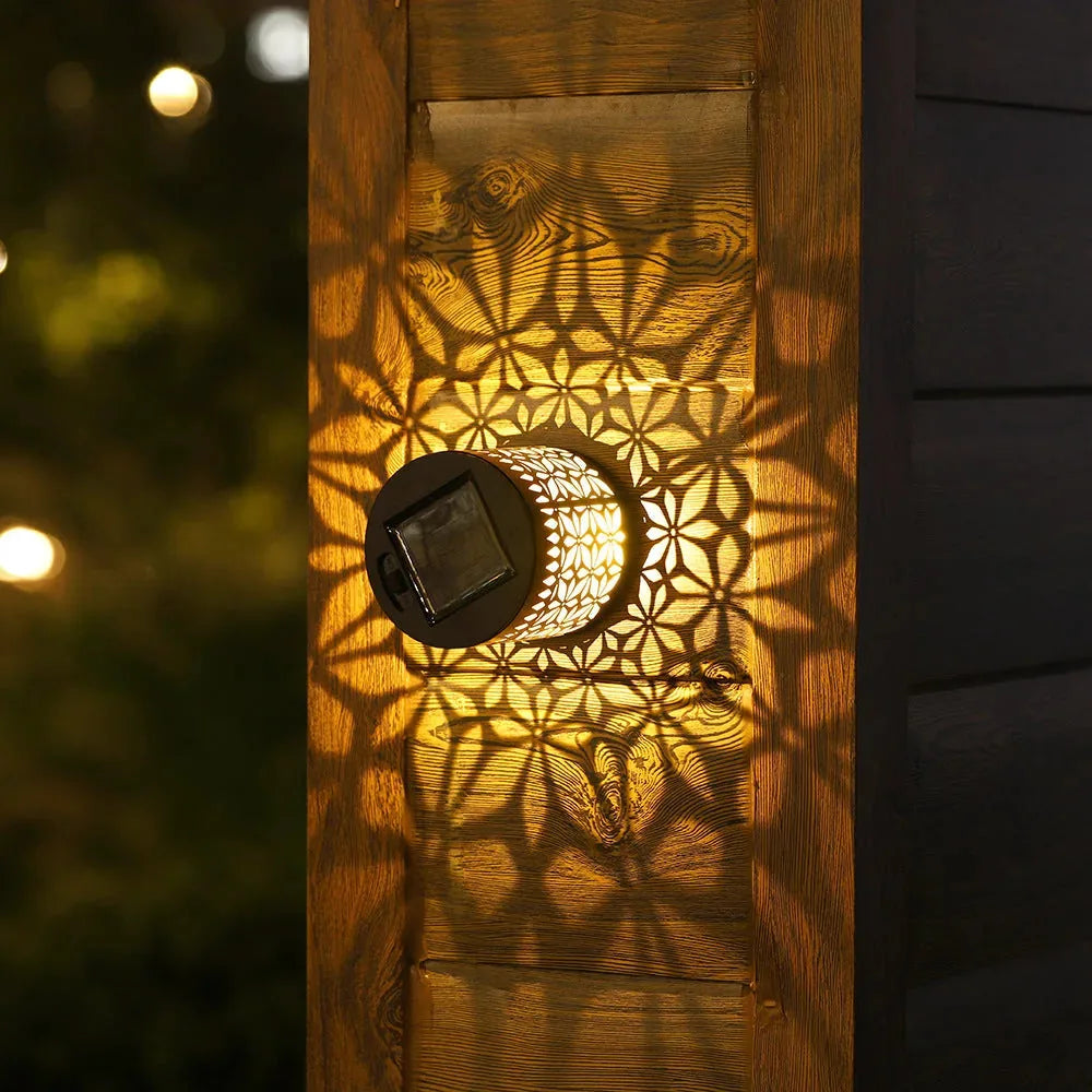 1Decorative Solar Mandala Lights 2 Pcs