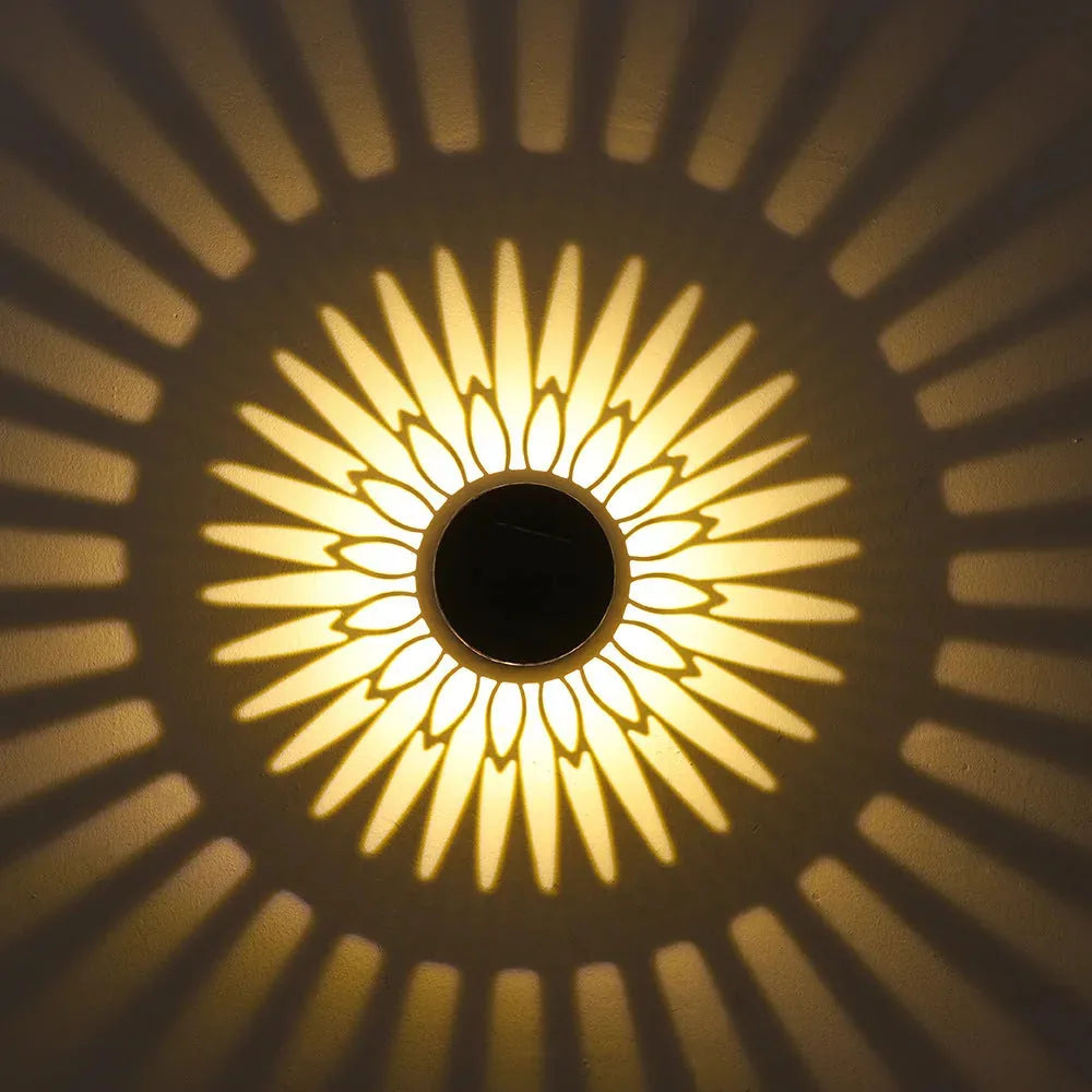 1Decorative Solar Mandala Lights 2 Pcs