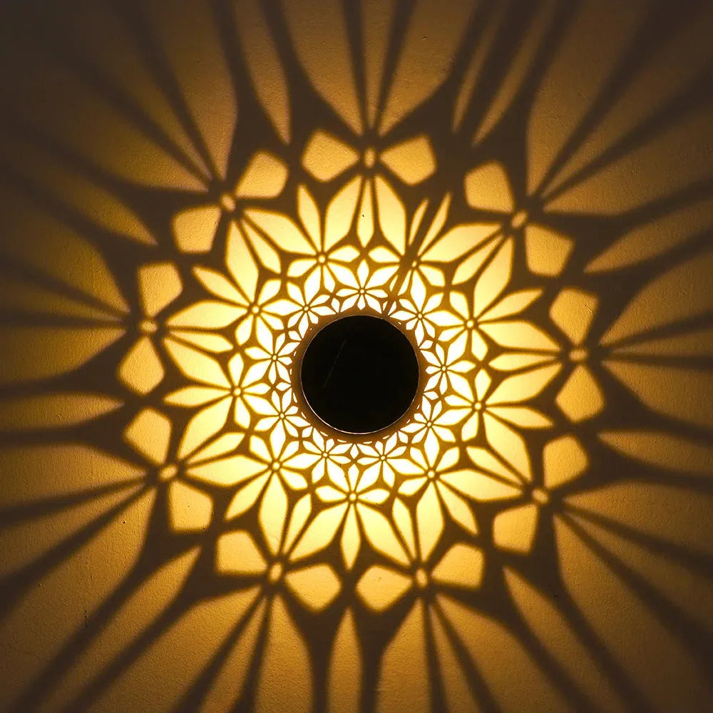 1Decorative Solar Mandala Lights 2 Pcs