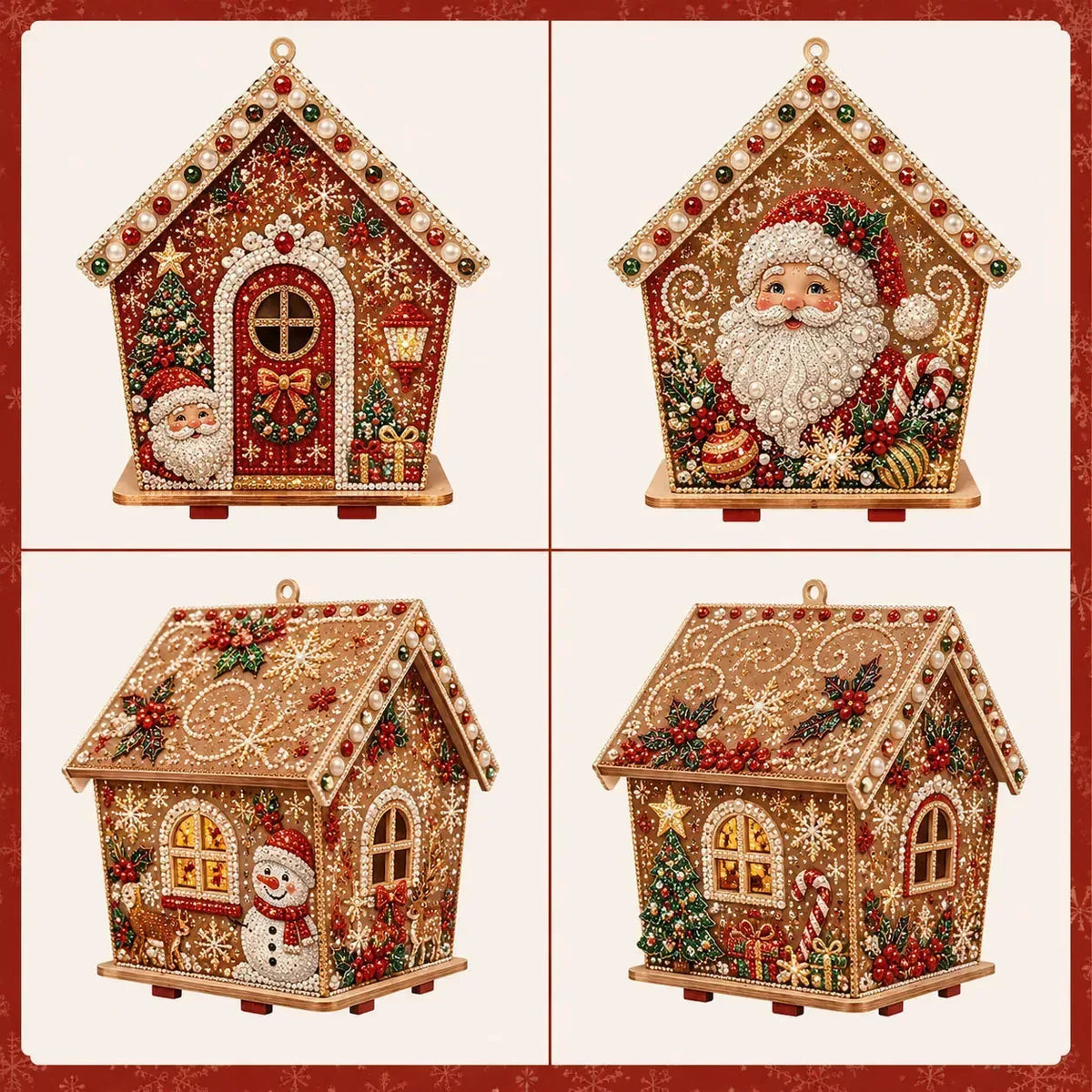 DIY Pearl Art Christmas Decoration Kit