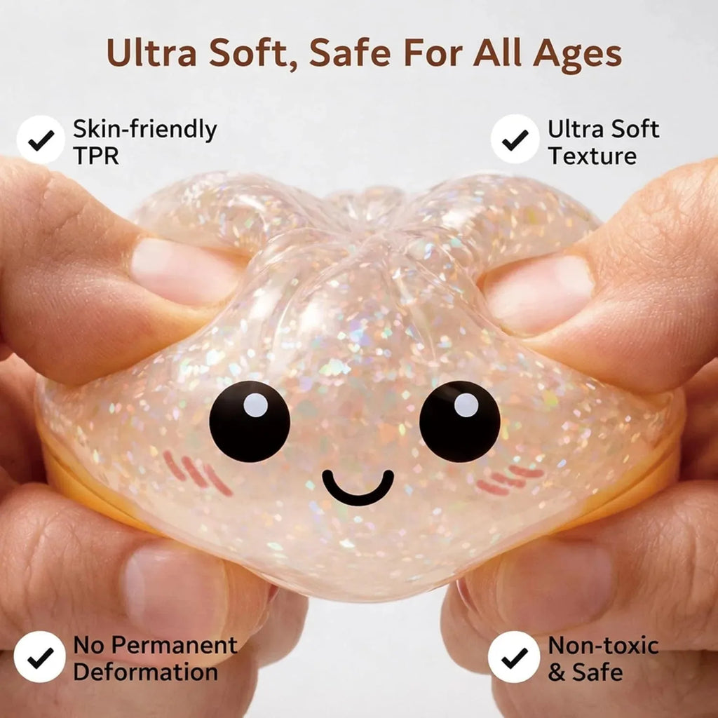 Glitter Dumpling Squishy -  Random-4/12PCS-（Pre-Order – Ships in 10 Days）