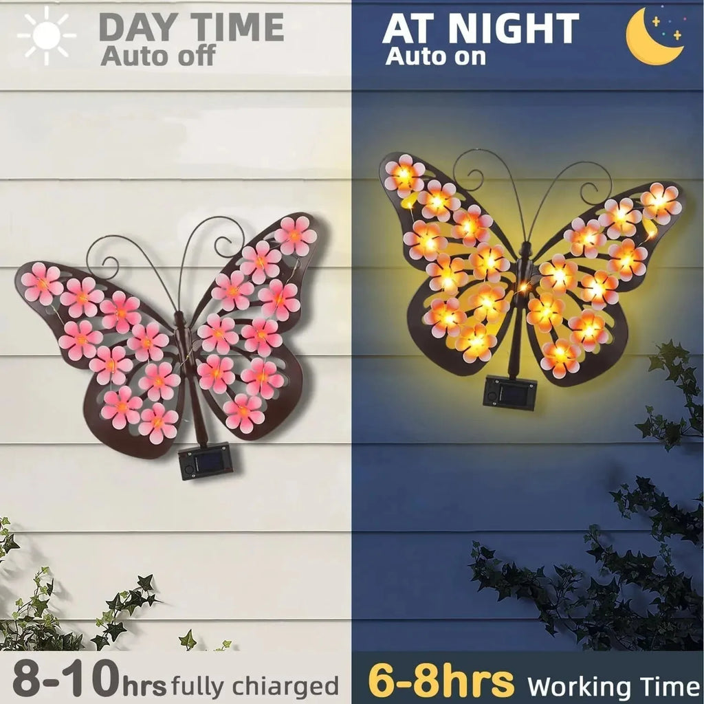 Solar Butterfly Light Elegant Glow for Your Outdoor Space